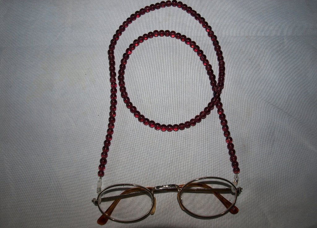 brilkoordje van 6 mm kraaltjes, Ophalen of Verzenden, Nieuw