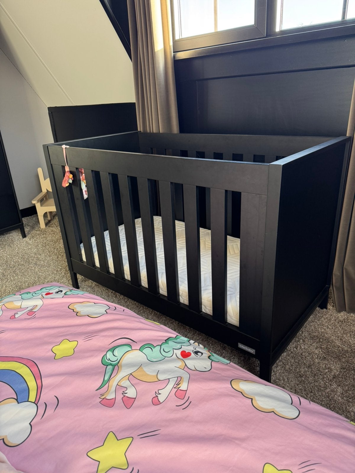 Interbaby ledikant + Petrura matras, Ophalen, Zo goed als nieuw, Jongetje of Meisje