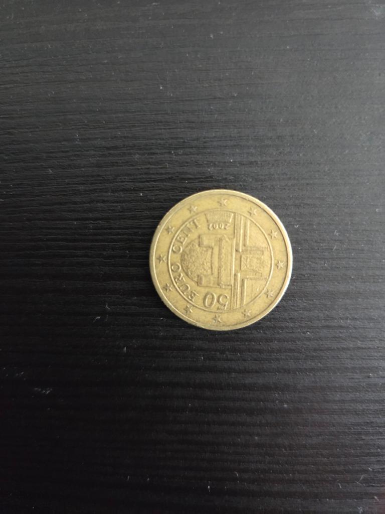 Zeldzame 50 Eurocent munt uit 2002, Ophalen, Overige landen, 50 cent, Losse munt