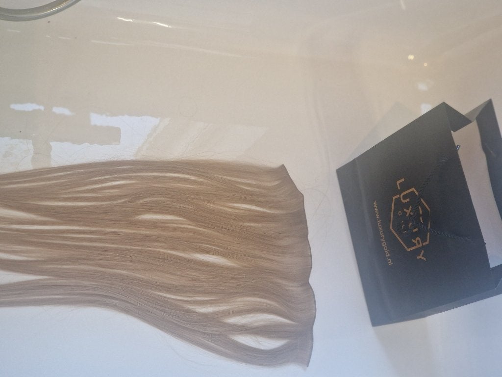 Genius weft luxury gold extentions 60cm, Ophalen of Verzenden, Nieuw, Pruik of Haarverlenging