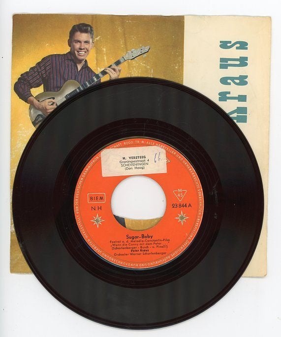 Single van Peter Kraus uit 1959, Gebruikt, 7 inch, Inclusief binnenhoes, Ophalen of Verzenden