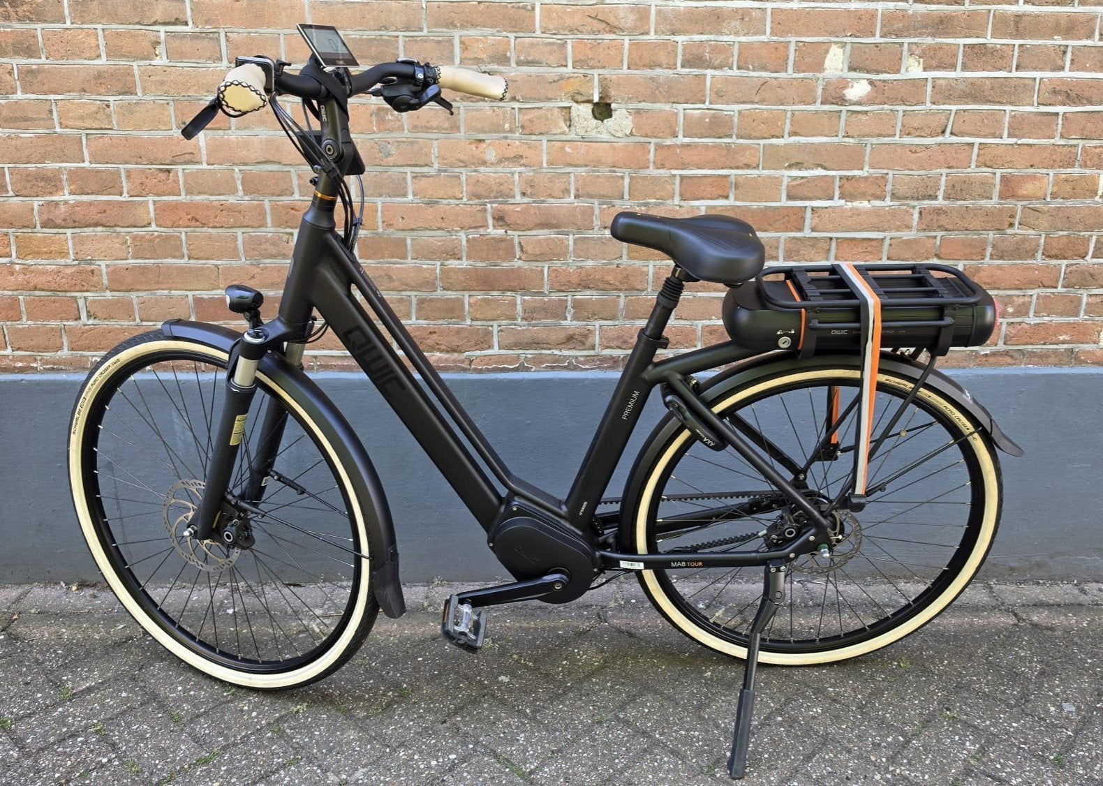 Qwic Premium MA8 Tour Belt, elektrische fiets. Middenmotor., Ophalen, Qwic, Zo goed als nieuw, 51 tot 55 cm