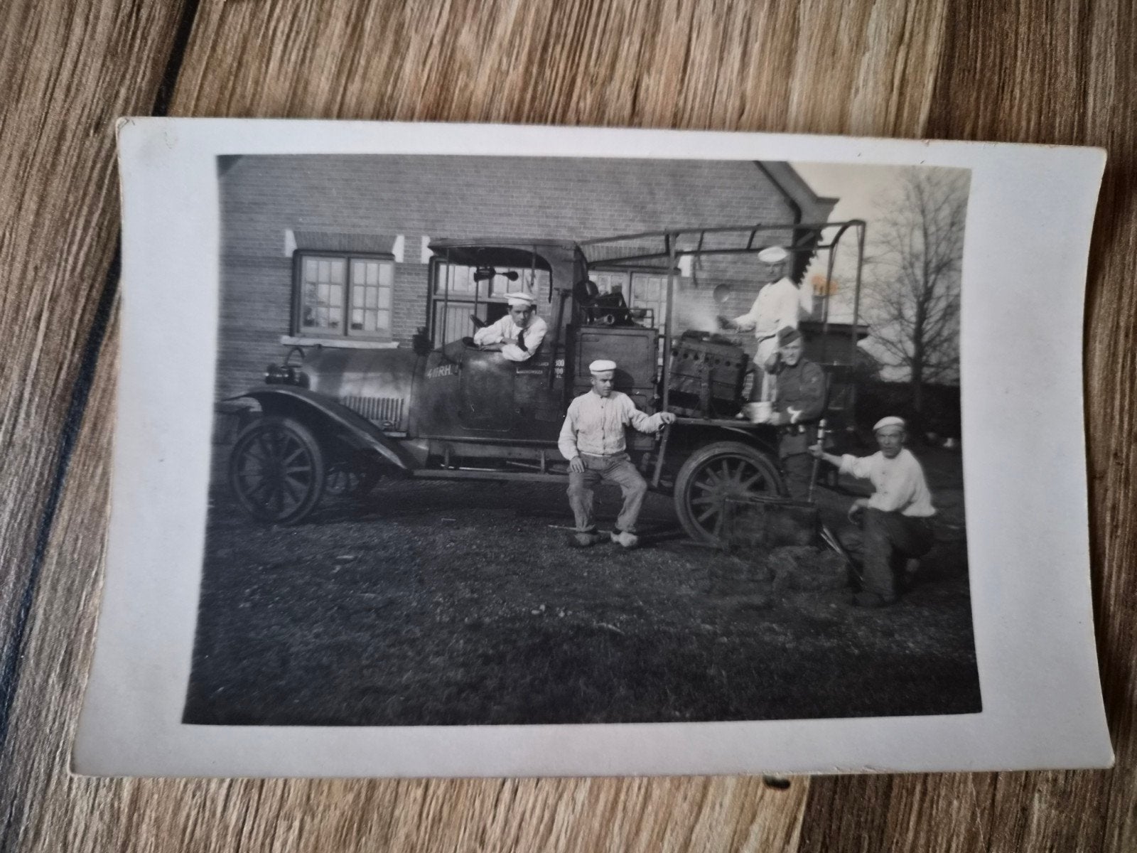 Koks met Veldkeuken ., Verzamelen, Ophalen of Verzenden, Voor 1940, Gebruikt, Foto