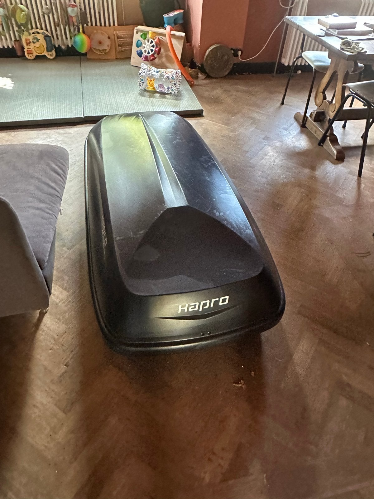 Hapro dakkoffer 370L inclusief dragers voor Mitsubishi Outla, Auto diversen, Dakkoffers, Ophalen, Gebruikt