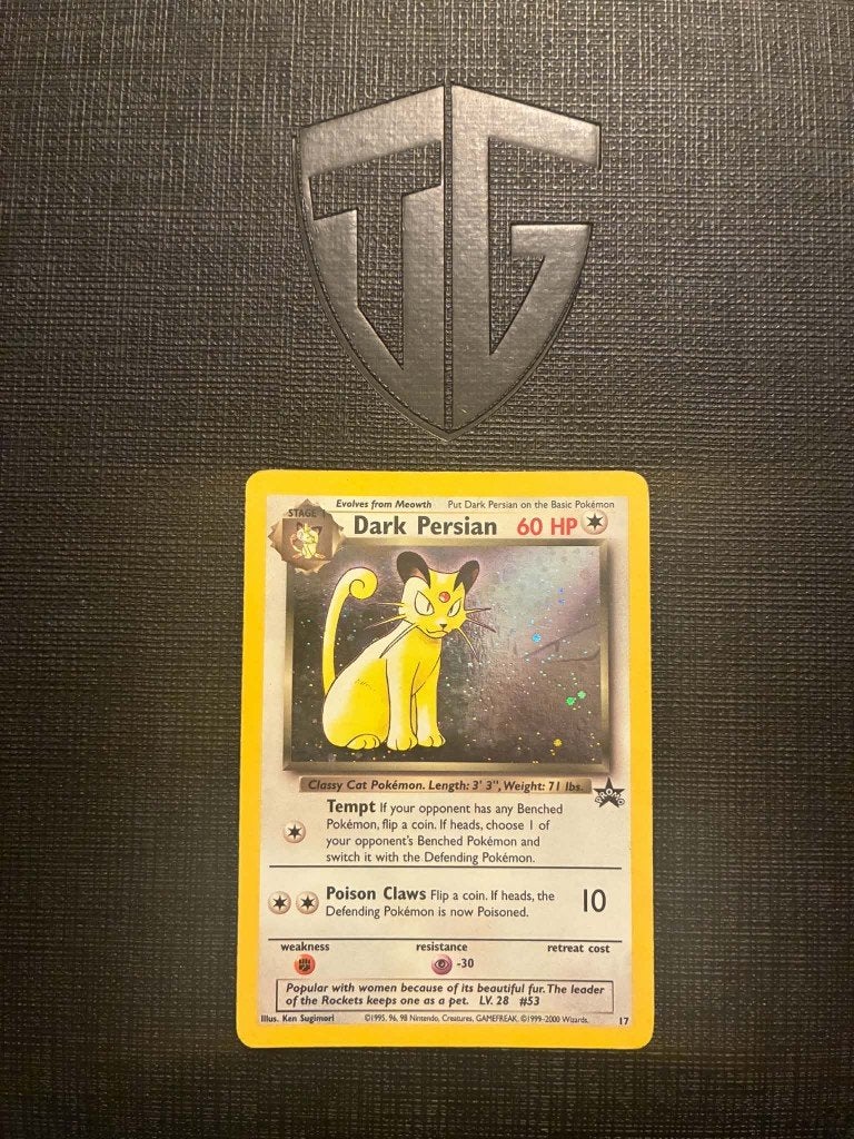 Holo Persian - Wizards Black Star Promo, Ophalen of Verzenden, Gebruikt, Losse kaart, Foil