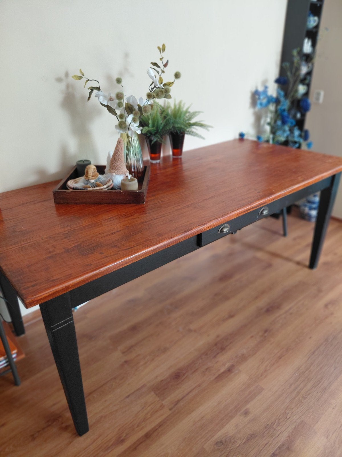 Grote eettafel, Huis en Inrichting, Ophalen, Gebruikt, 200 cm of meer, 50 tot 100 cm