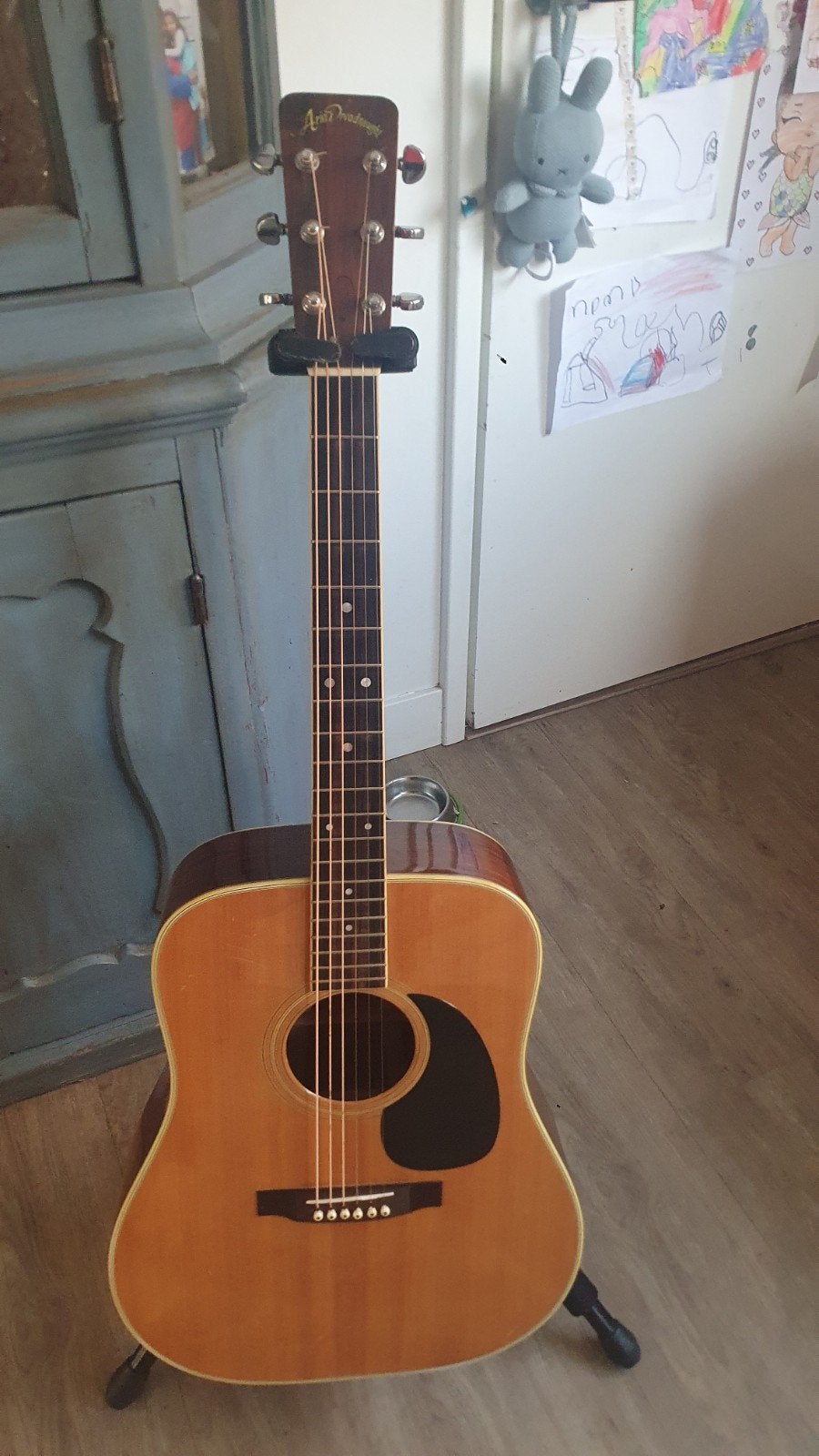 “Aria D-60 R. Matsuoka – Vintage Japanse gitaar (’70s)”, Ophalen of Verzenden, Gebruikt, Western- of Steelstringgitaar