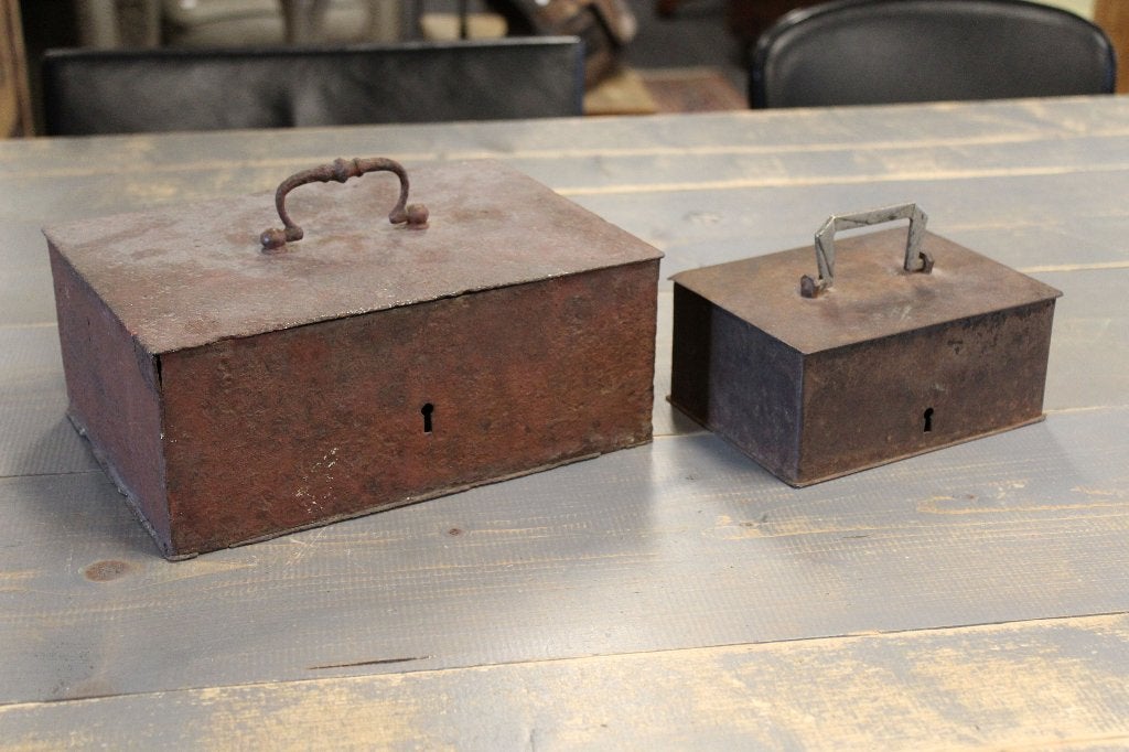 Brocante - Stel oude geldkisten!, Ophalen of Verzenden