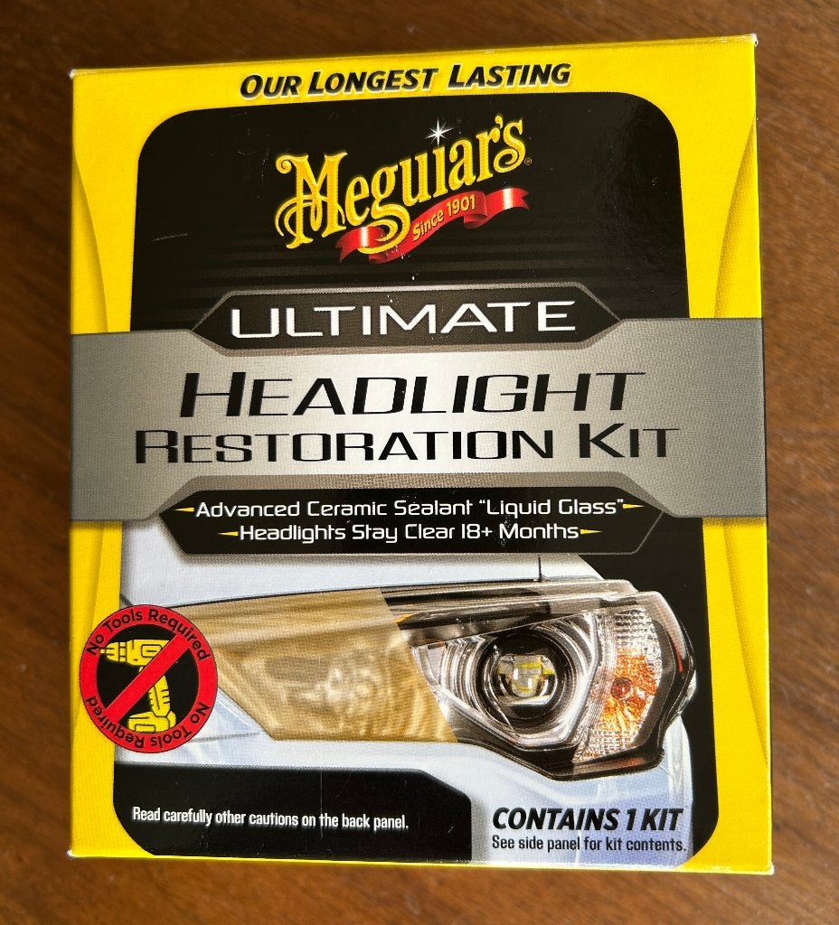 Nieuw! Meguiar's Koplamp Herstelset + HPX Afplaktape, Auto diversen, Ophalen of Verzenden