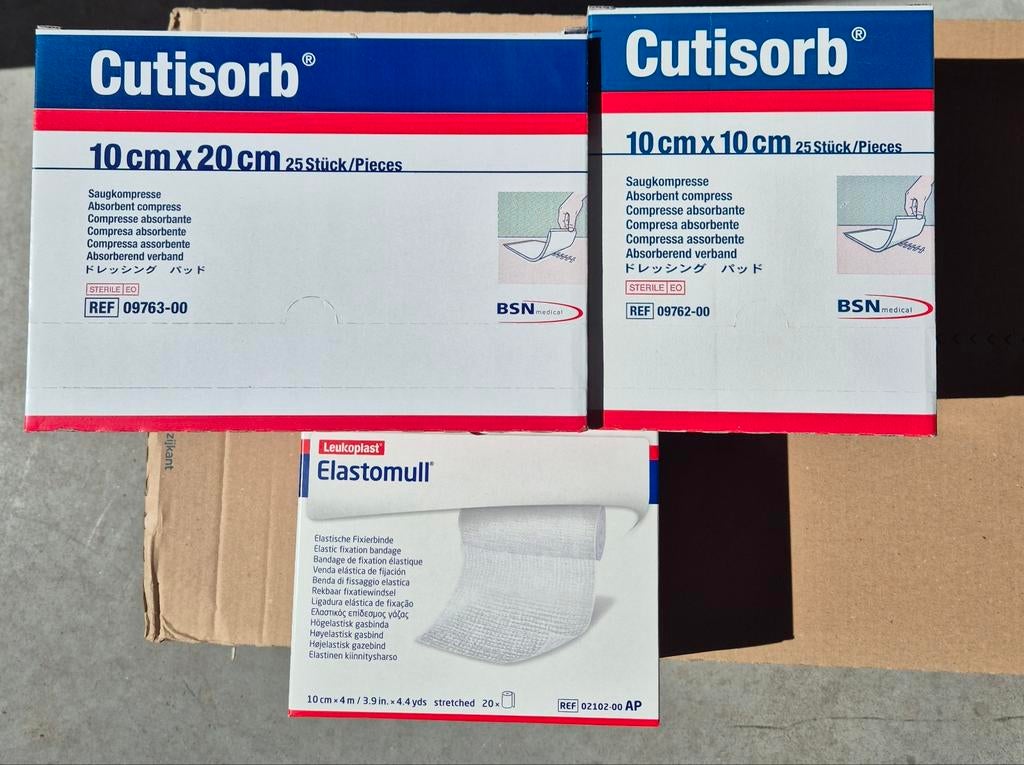 Cutisorb absorberend verband nieuw in verpakking, Diversen, Ophalen of Verzenden, Nieuw