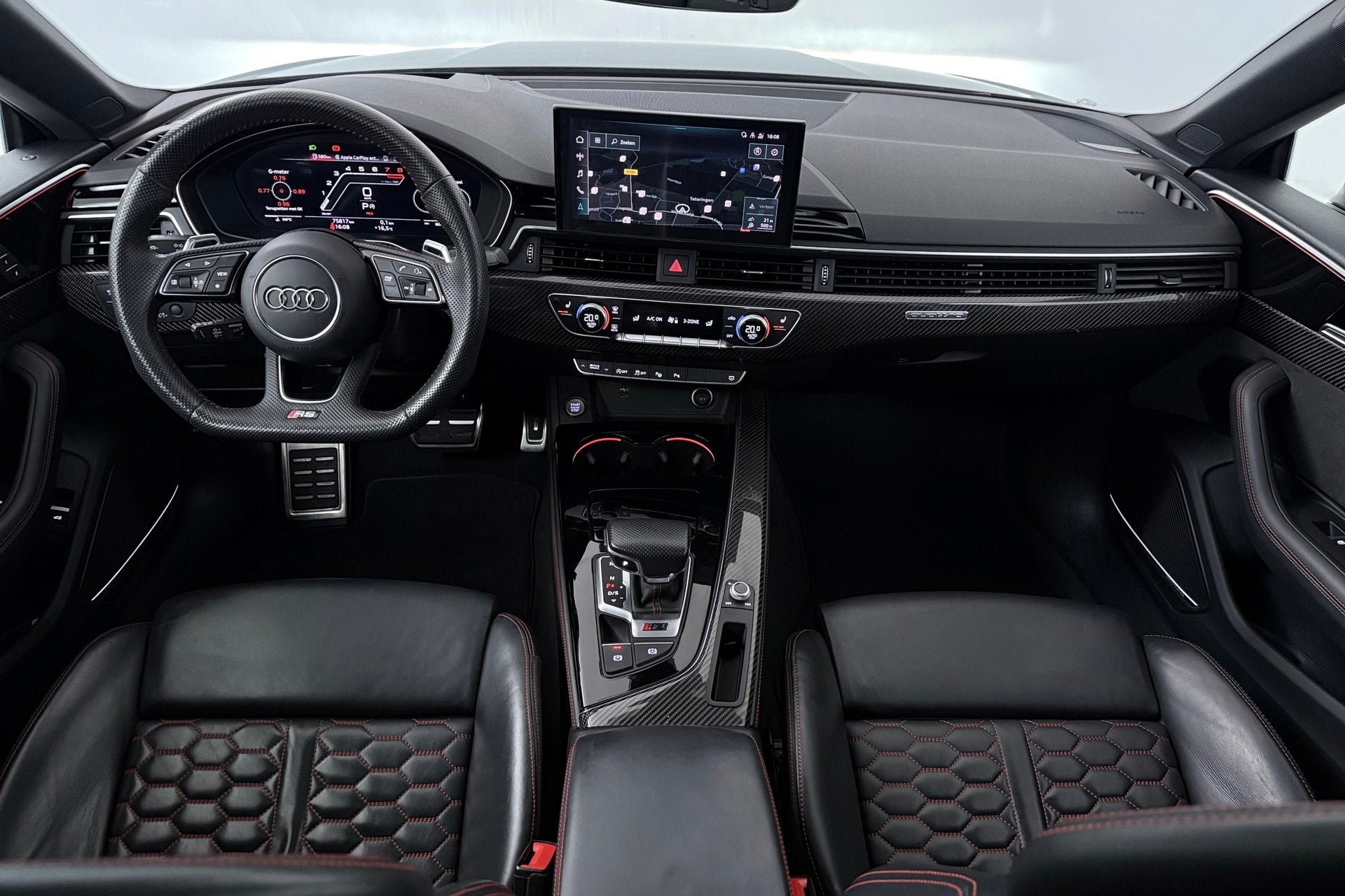 Audi A5 Sportback 2.9 TFSI RS 5 quattro (PANORAMADAK, RS DYN, Auto's, Audi, Automaat, Gebruikt, RS5, Zwart