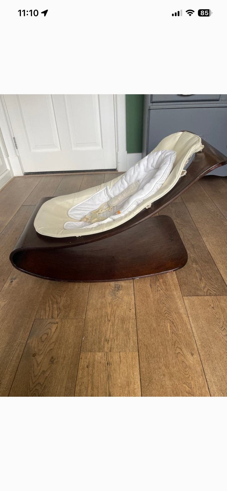 Bloom fresco chrome wipstoel lounger, Kinderen en Baby's, Gebruikt, Schommelstoel, Met gordel(s) of riempje(s), Ophalen