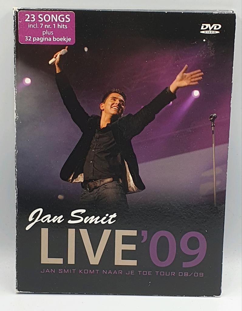 Te koop: Jan Smit LIVE '09 DVD, Alle leeftijden, Ophalen of Verzenden, Gebruikt, Muziek en Concerten