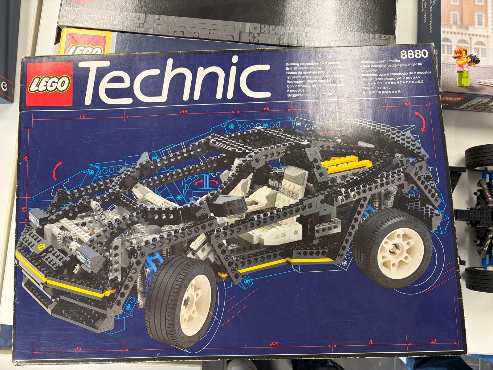 Lego Technic 8880 Super Car - Klassieke set, Gebruikt, Lego, Ophalen of Verzenden, Complete set