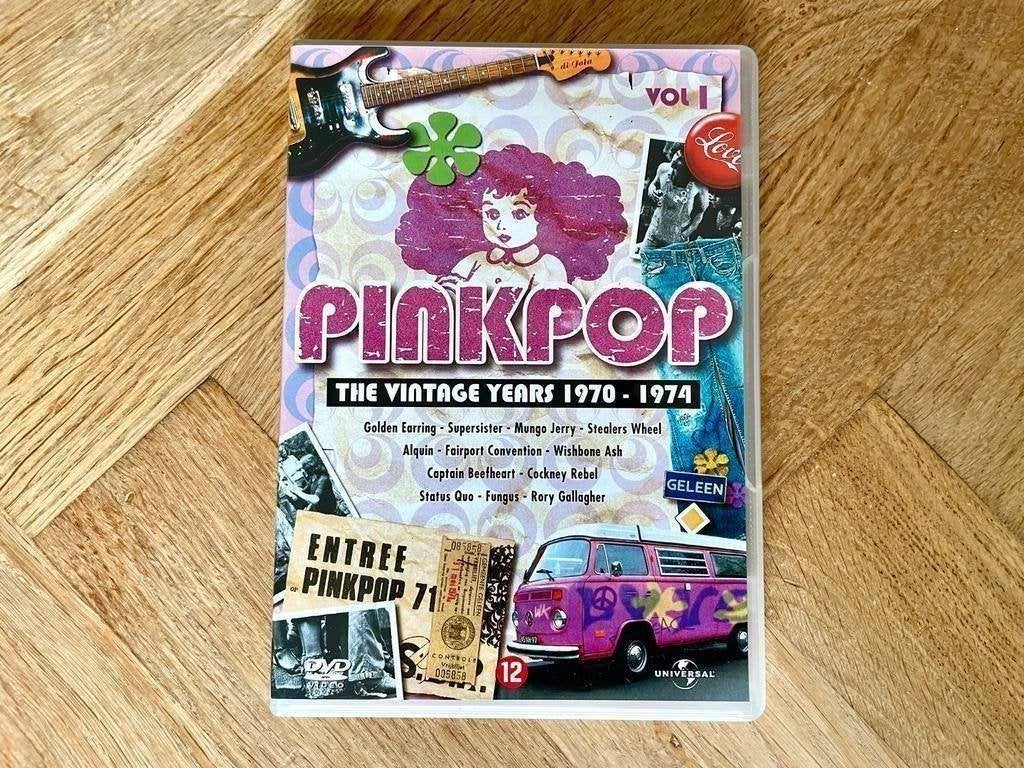 Pinkpop - The Vintage Years 1970 - 1974 op DVD (krasvrij), Alle leeftijden, Zo goed als nieuw, Concert, Ophalen of Verzenden