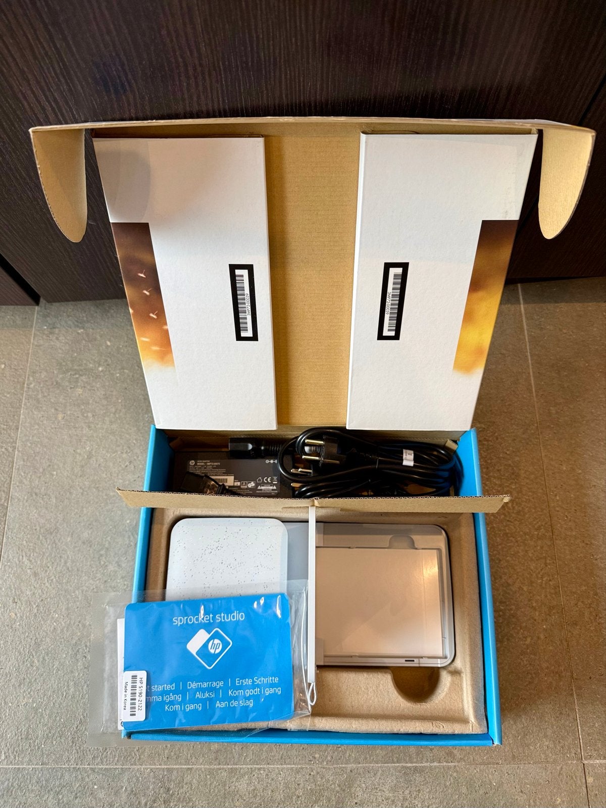 HP Sprocket Studio Fotoprinter - als nieuw in de doos !, Ophalen of Verzenden, Zo goed als nieuw