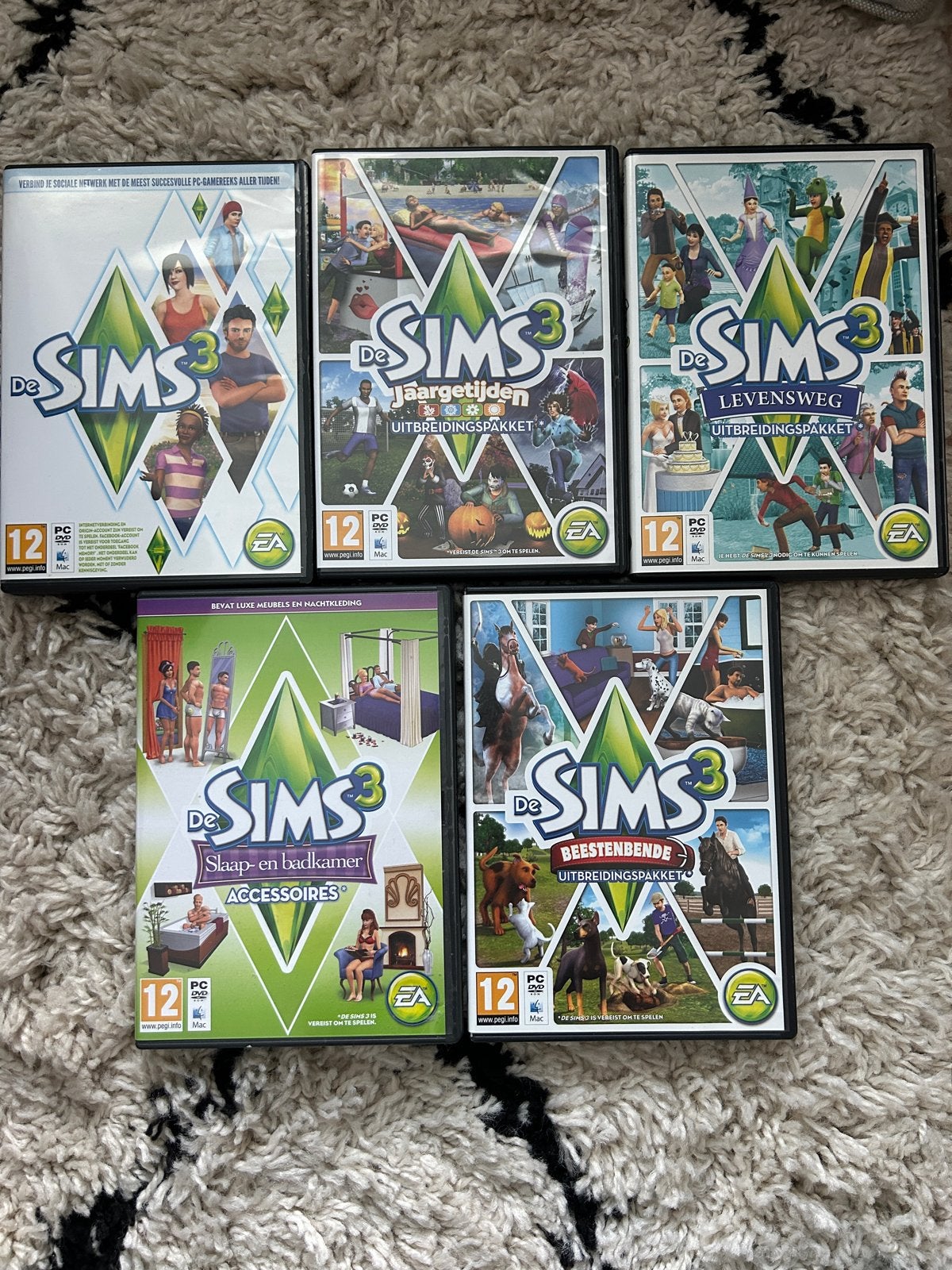 De Sims 3 PC met uitbreidingspakketten, Spelcomputers en Games, Games | Pc, Gebruikt, Verzenden, 1 speler, Vanaf 12 jaar