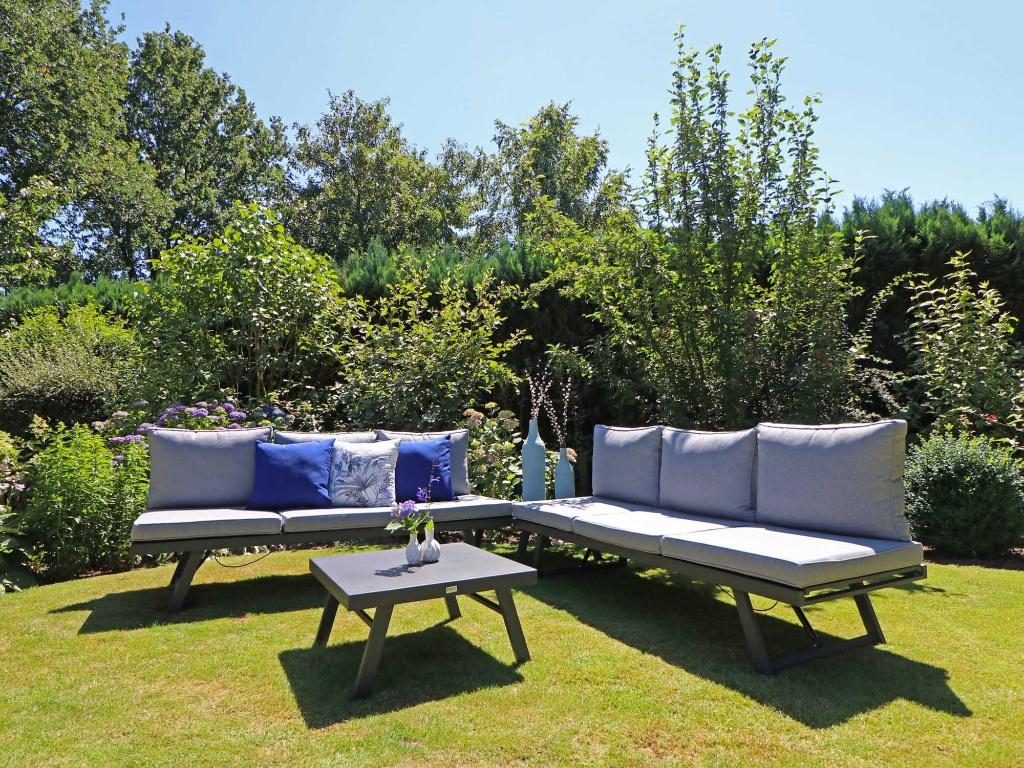 Loungeset, Tuin en Terras, Ophalen, Gebruikt, 6 zitplaatsen, Aluminium