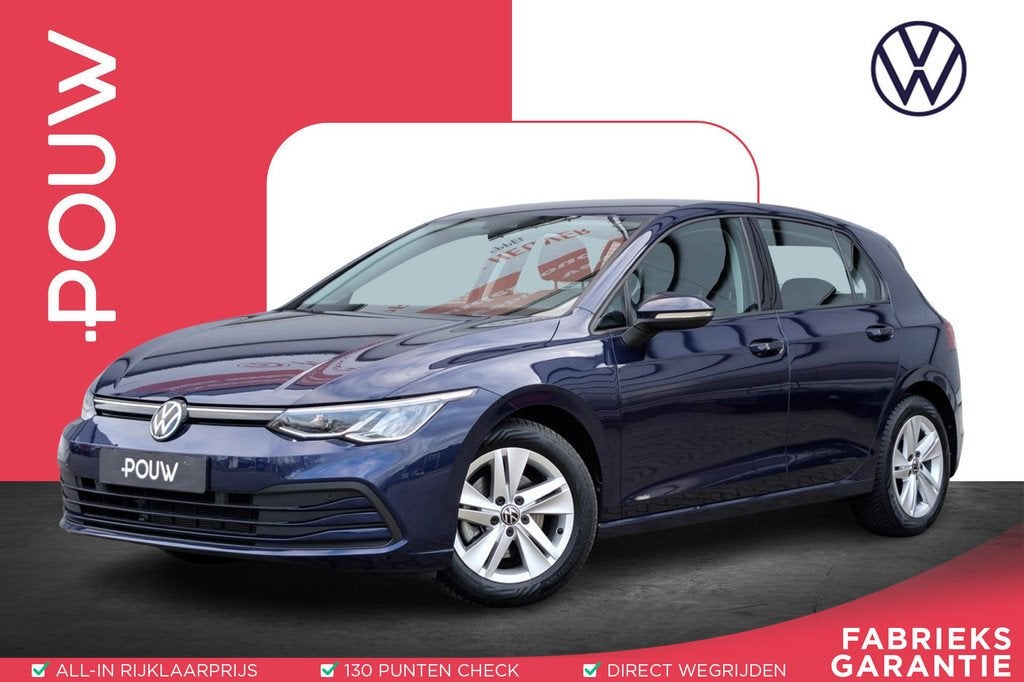 Volkswagen Golf 1.0 TSI 110pk Life | Navigatie | App Connect, Auto's, Voorwielaandrijving, 12 maanden, Stof, Gebruikt