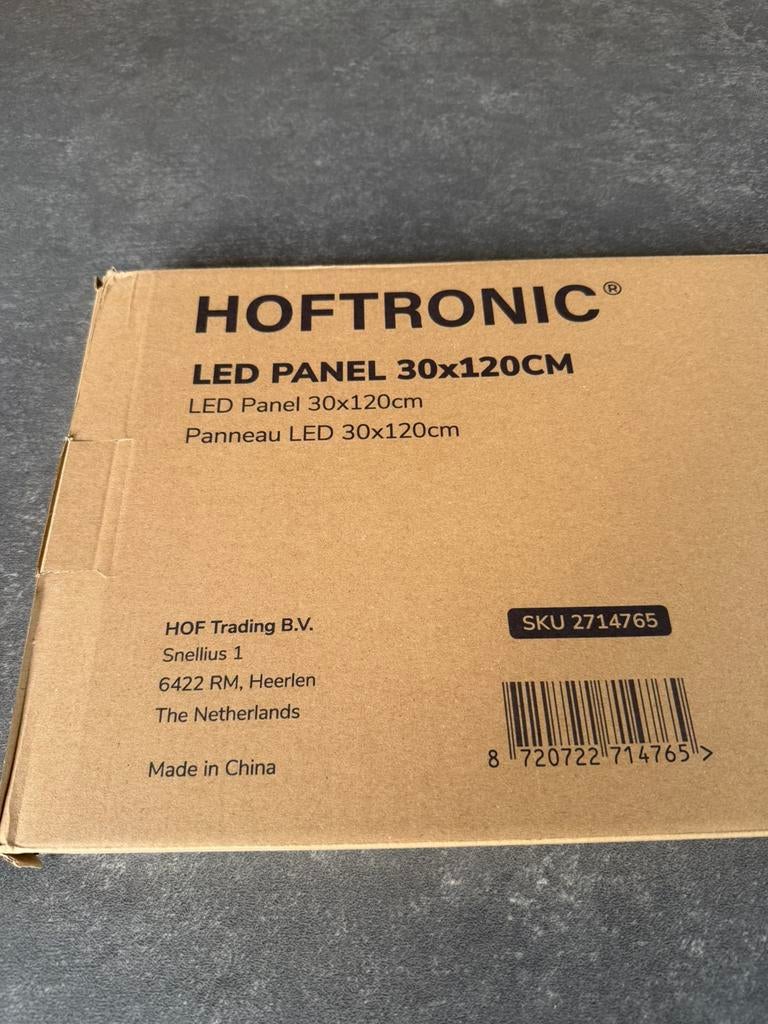 Hoftronic led paneel 30x120 4000k neutral wit 8 stuks nieuw., Ophalen of Verzenden, Nieuw