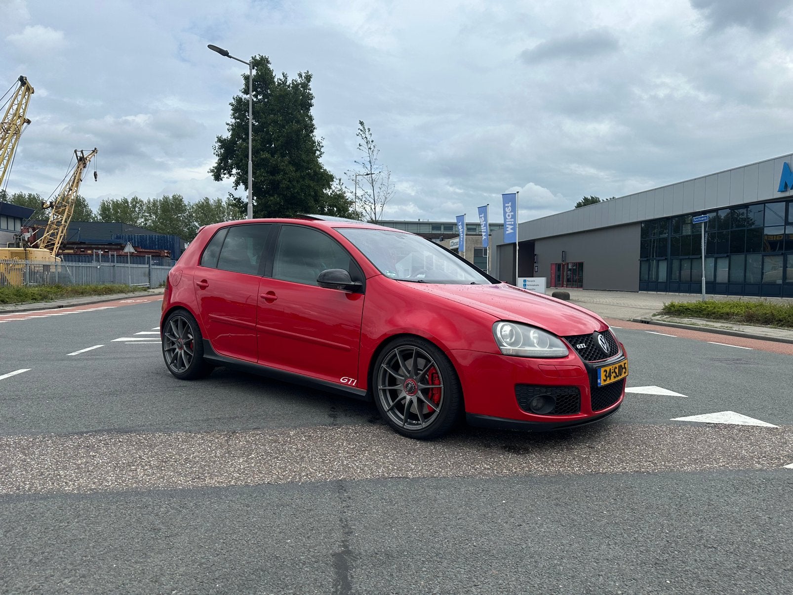 VOLKSWAGEN GOLF 2.0 TFSI GTI DSG (FULL OPTION)!, Auto's, Zwart, 4 cilinders, Leder, Onderhoudsboekje