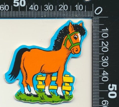 Sticker: Paard (31), Ophalen of Verzenden, Zo goed als nieuw, Dier en Natuur