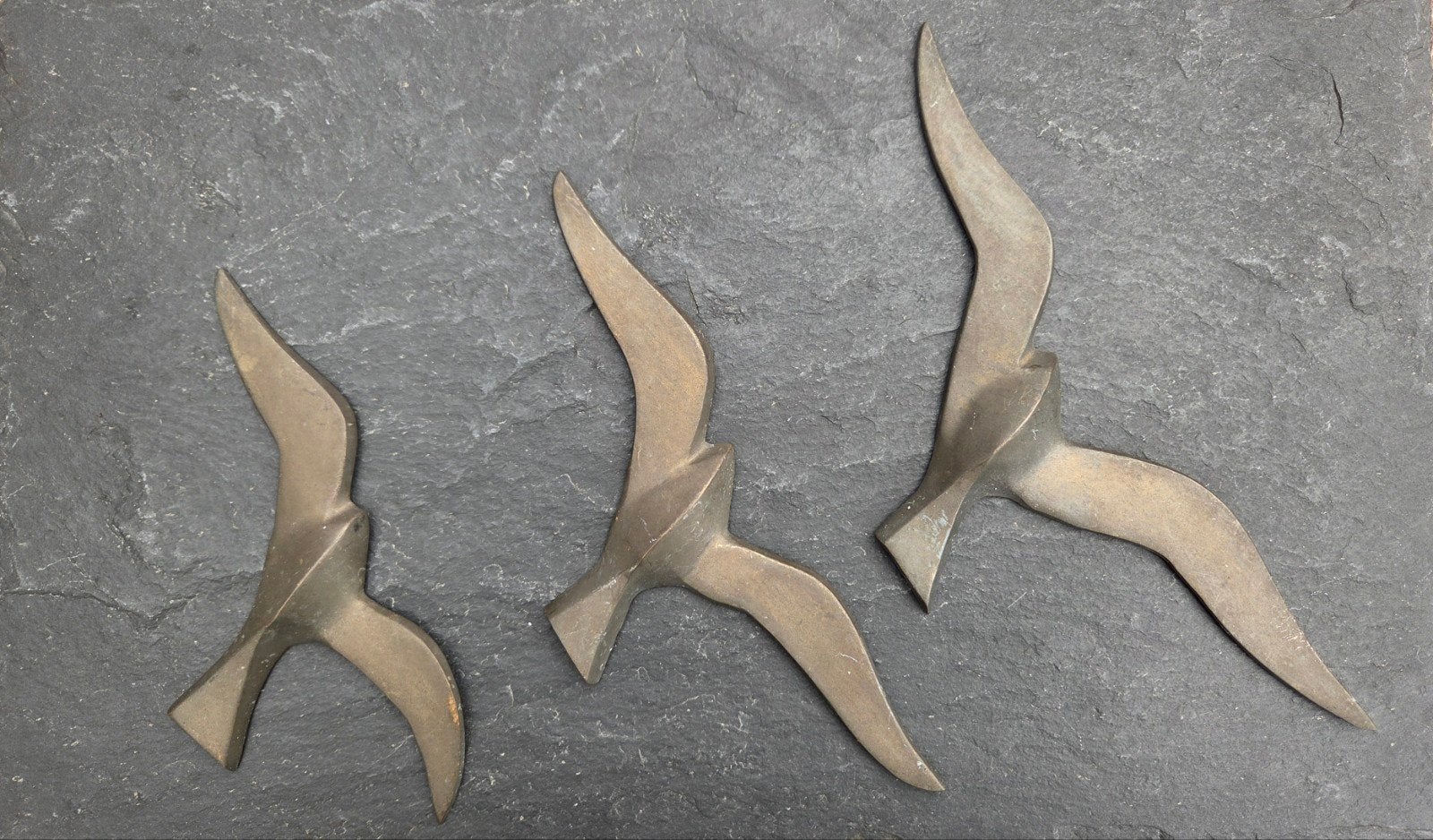 3 Vintage messing vogels, Ophalen of Verzenden