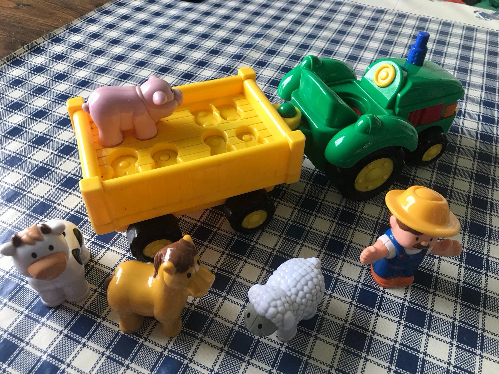 Interactieve Tractor Puzzel met Geluid en Licht, Ophalen, Gebruikt