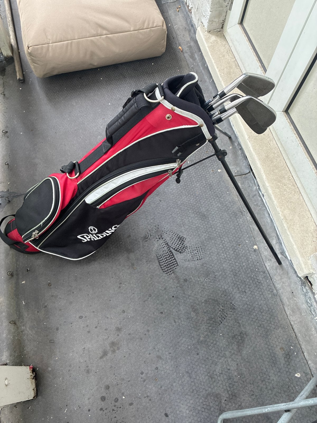 Spalding Golftas met Titleist DCI Oversize+ IJzers, Ophalen, Gebruikt, Tas, Overige merken