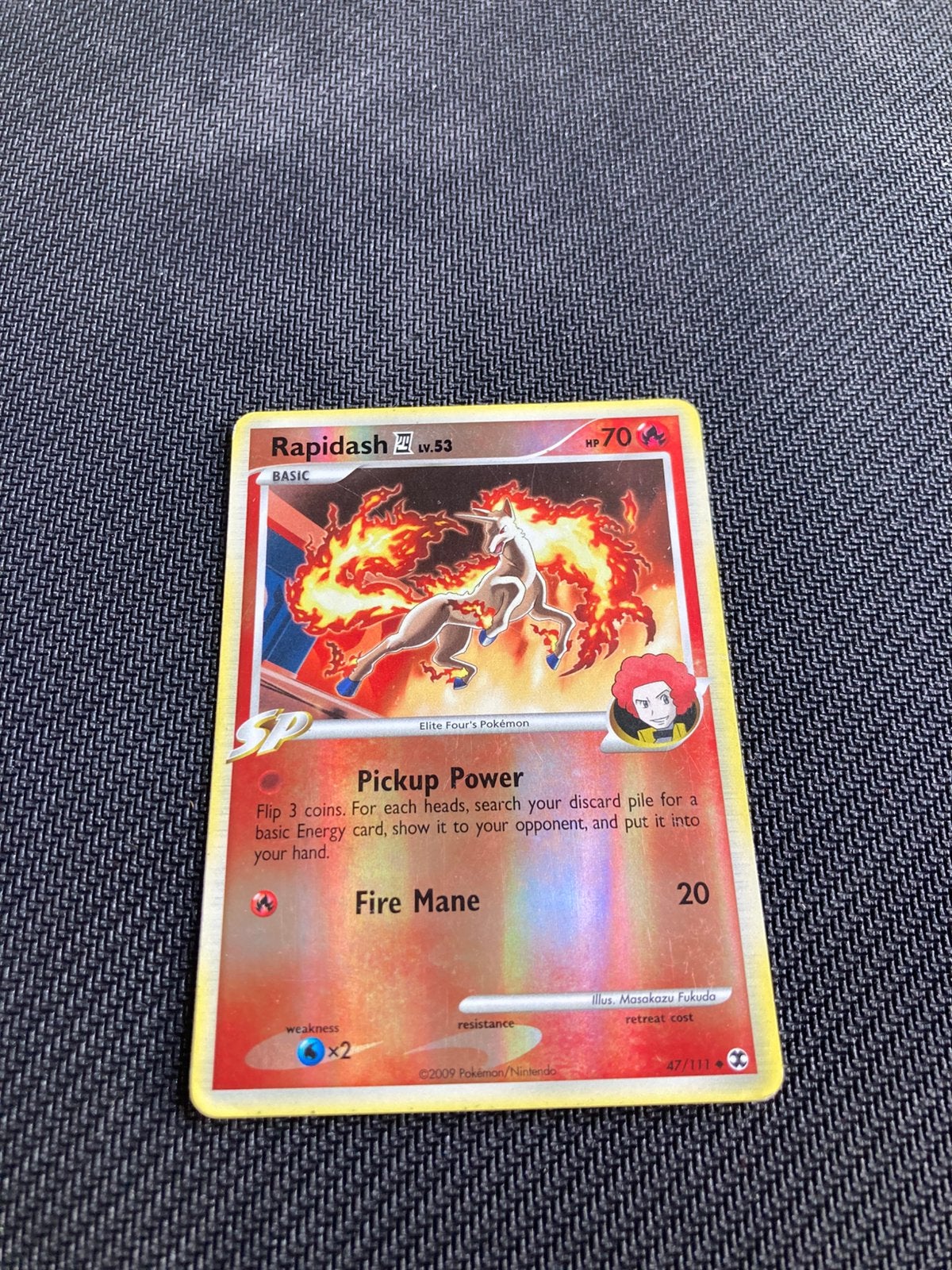 Pokemon kaart Rapidash Reverse Holo, Ophalen of Verzenden, Zo goed als nieuw