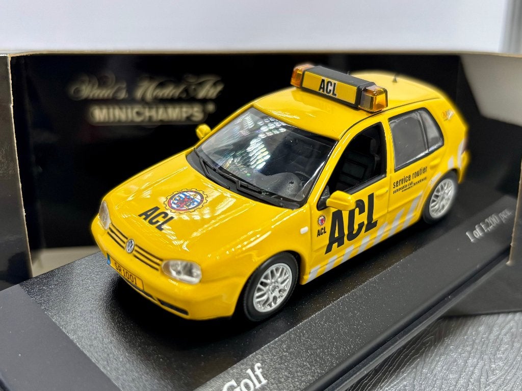 1:43  Volkswagen Golf VI - 1997 ACL servicewagen, Ophalen of Verzenden, Zo goed als nieuw, Auto, MiniChamps