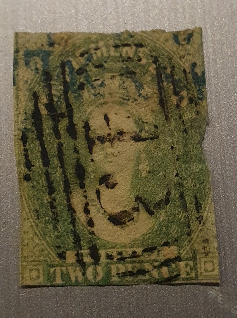 postzegel Australie Tasmanie Van Diemen's land, Postzegels en Munten, Ophalen of Verzenden, Overige typen