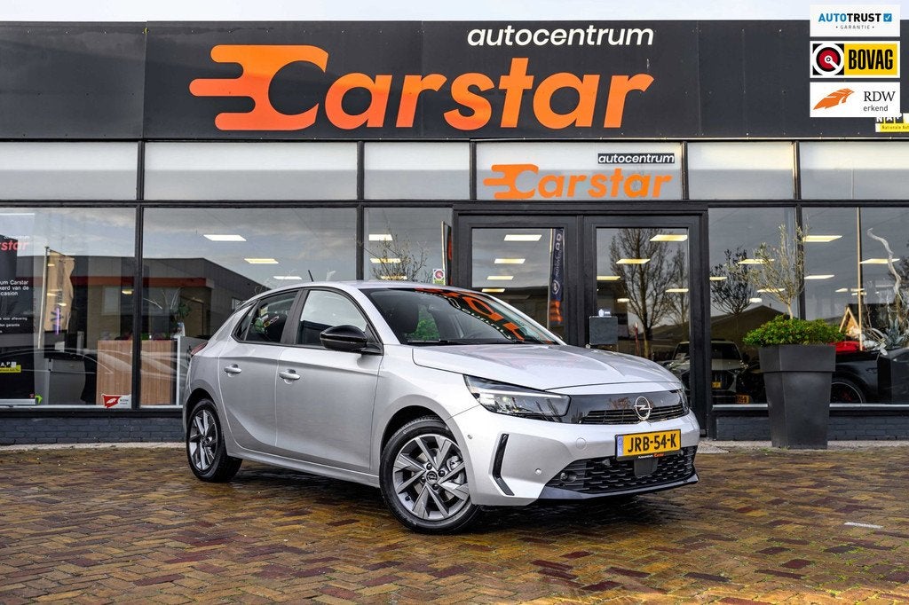 Opel CORSA 1.2 Turbo Hybrid Edition|Car Play|Cruise, Auto's, Parkeersensor, Gebruikt, Euro 6, Grijs