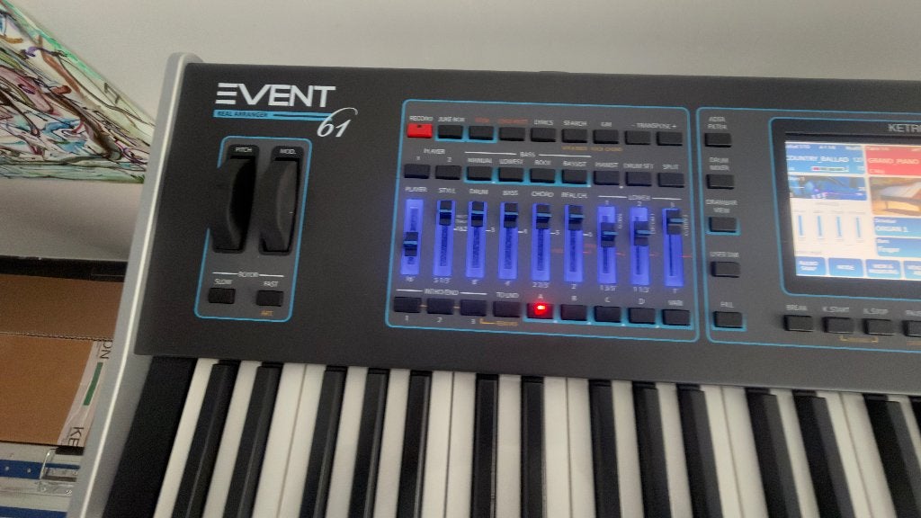 KETRON EVENT 61 zogoed als nieuw, Muziek en Instrumenten, Ophalen, Zo goed als nieuw, Overige aantallen, Overige merken