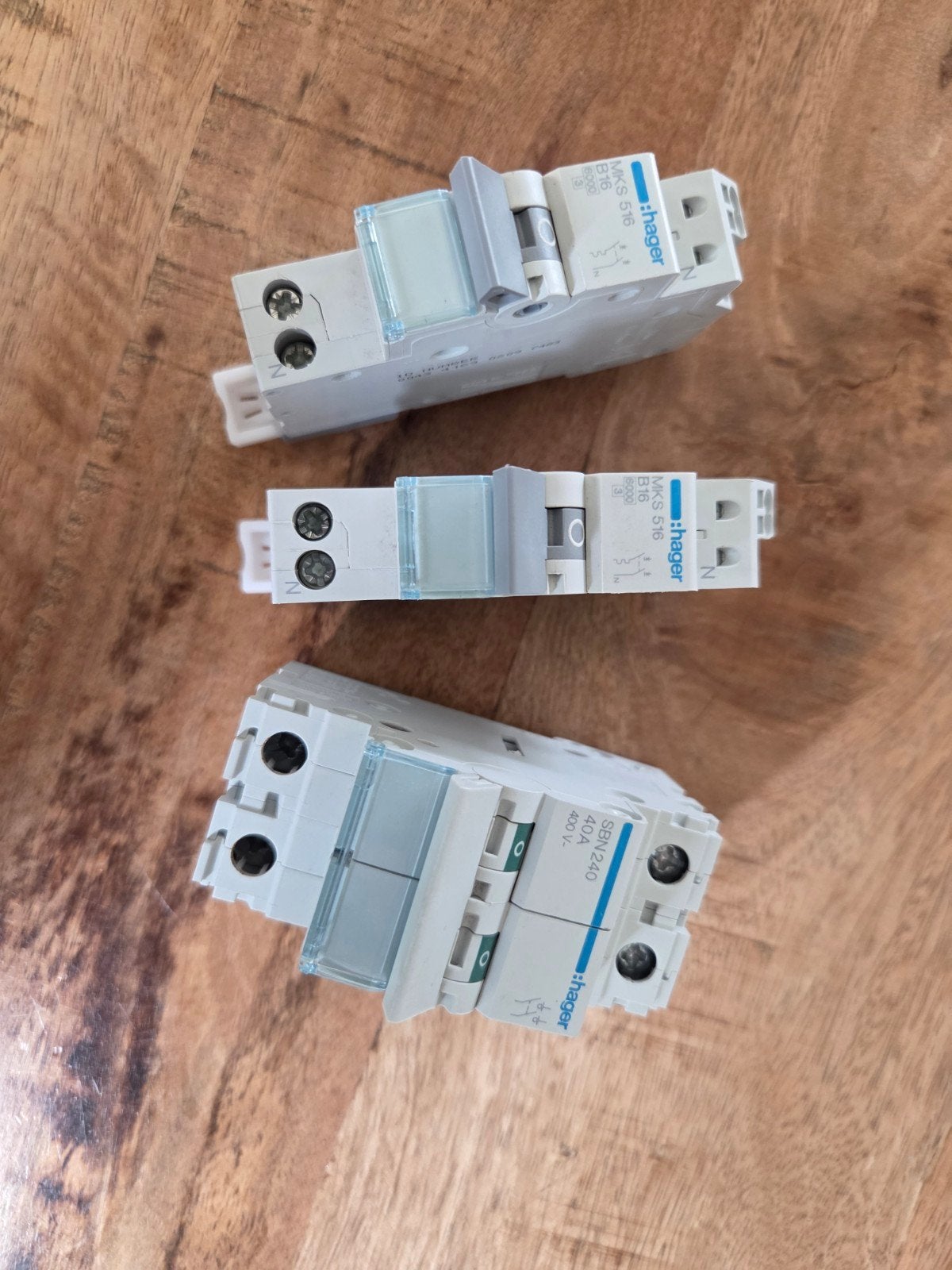 Hager Groepenkast Schakelaars - Installatieautomaten, Doe-het-zelf en Verbouw, Ophalen of Verzenden, Gebruikt, Hager, Installatieautomaat