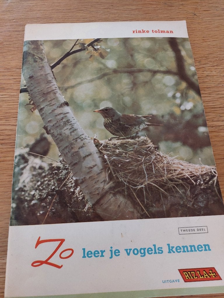 zo leer je vogels kennen 2e deel uitgave Rizla, Boeken, Prentenboeken en Plaatjesalbums, Ophalen of Verzenden, Gelezen