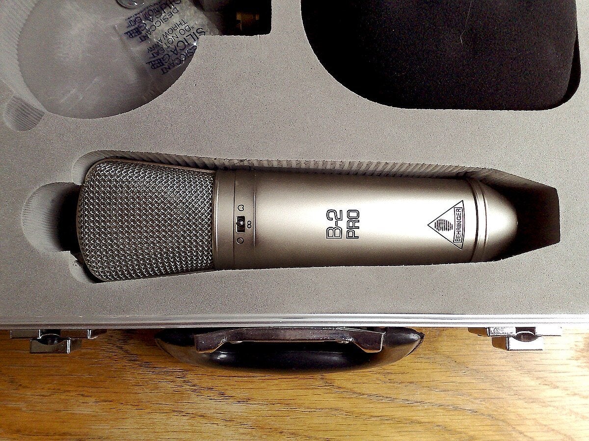 Behringer B-2 PRO Gemodificeerd!, Ophalen of Verzenden, Zo goed als nieuw, Studiomicrofoon