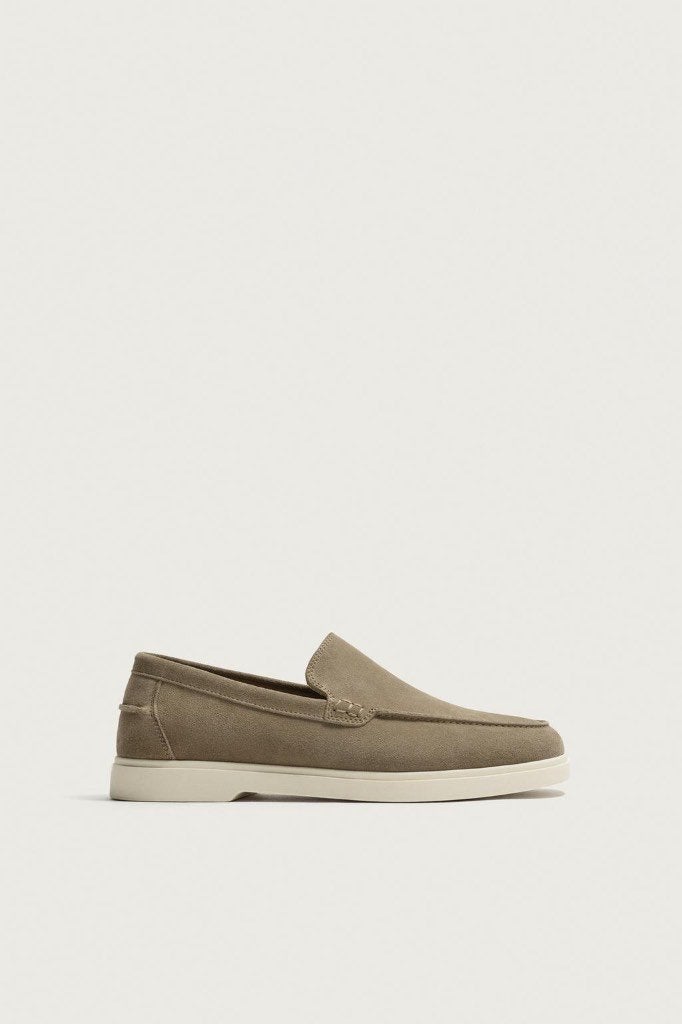 Leren mocasins loafers 42, Loafers, Bruin, Ophalen of Verzenden, Zo goed als nieuw