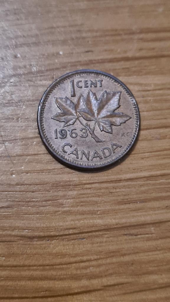 Canada - 1 Cent 1963, Verzenden, Noord-Amerika, Losse munt