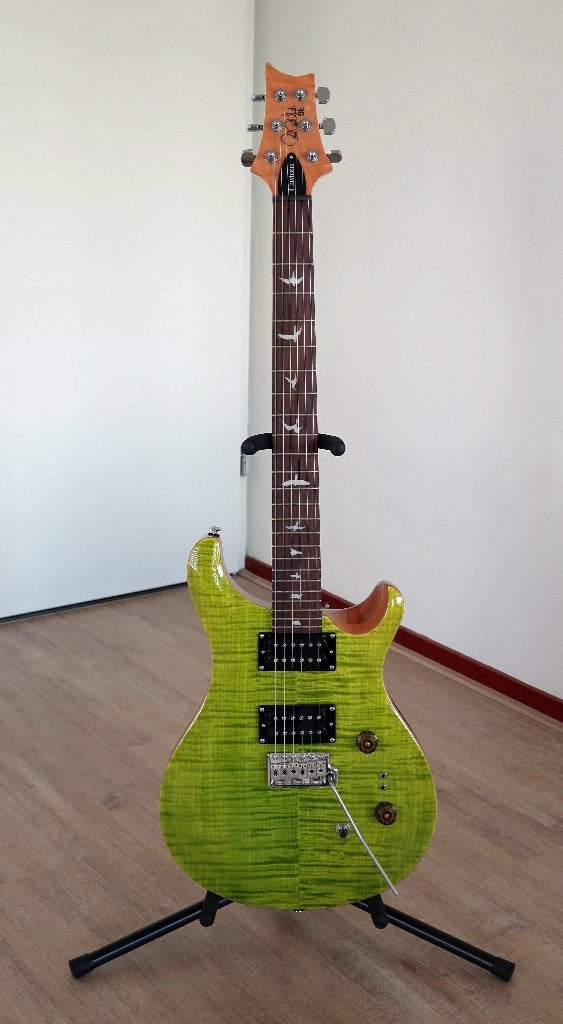 PRS SE Custom Eriza Verde 24-08, Ophalen, Zo goed als nieuw, Solid body, Paul Reed Smith