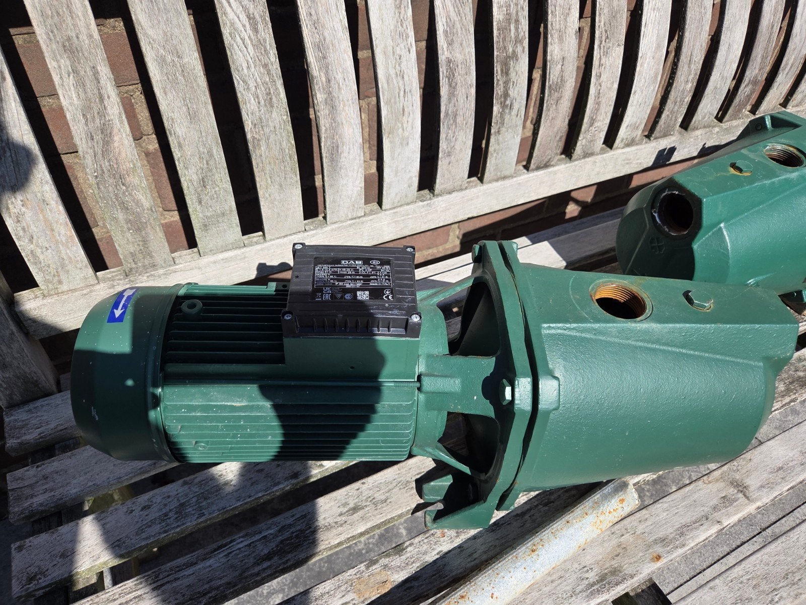 DAB zelfaanzuigende pomp - defect voor onderdelen, Tuin en Terras, Waterpompen, Ophalen, Gebruikt, Elektrisch, Overige typen