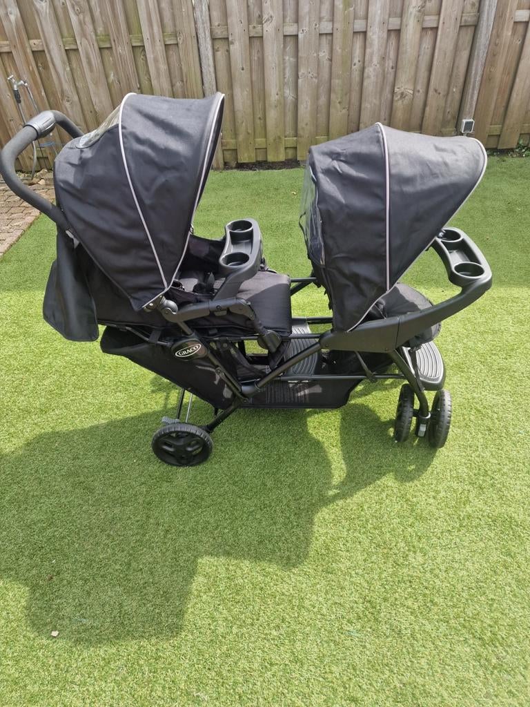 Tweeling kinderwagen, Ophalen, Zo goed als nieuw, Overige merken