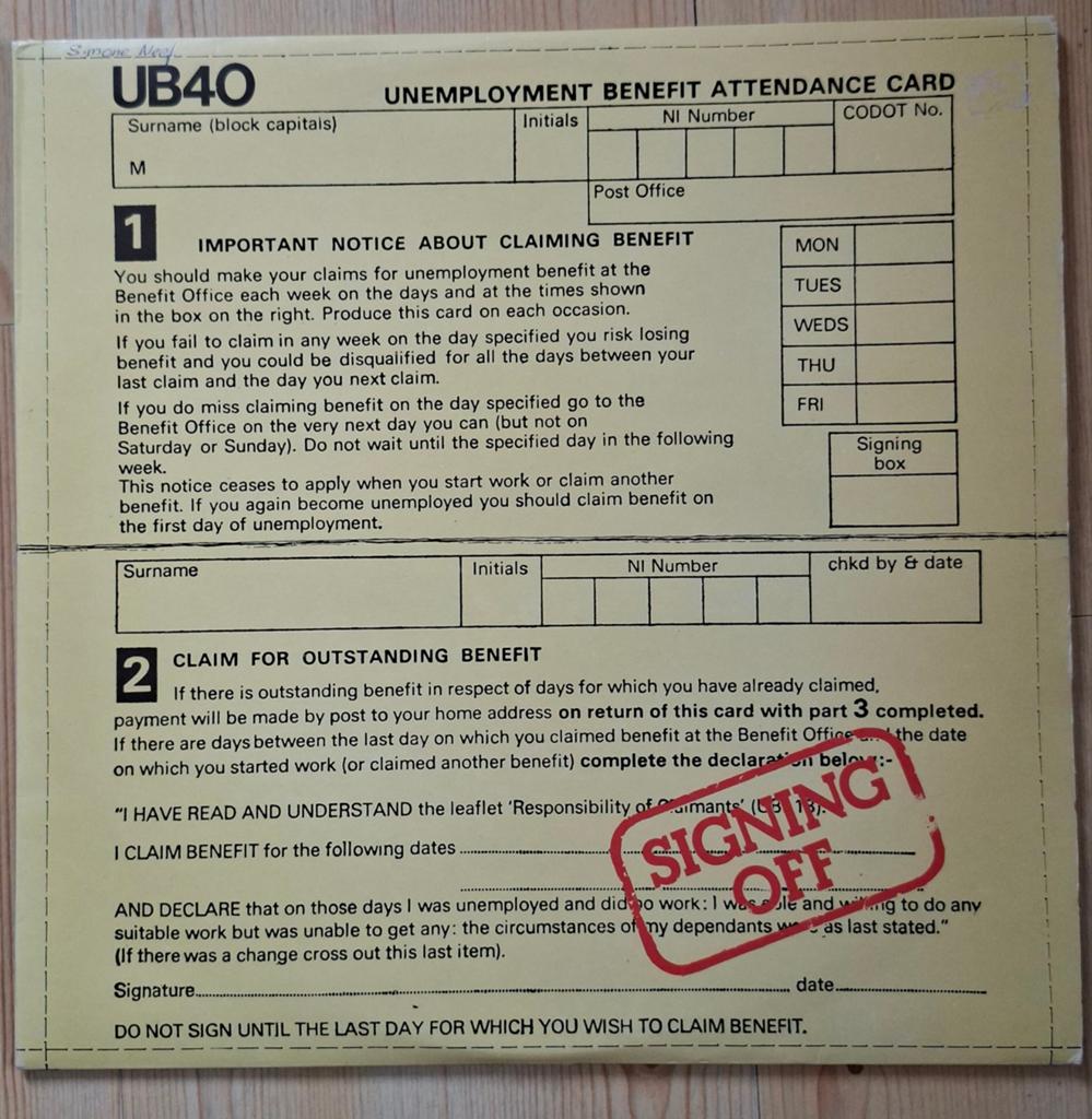 Lp Ub 40, Ophalen of Verzenden, 1980 - 1989, Gebruikt, 12 inch