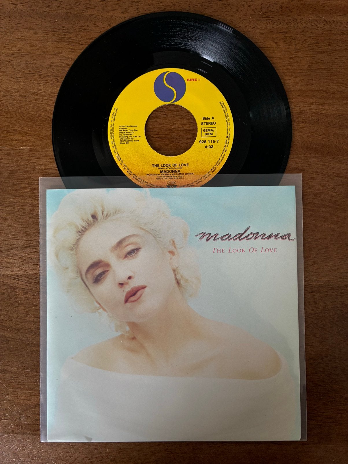 Madonna - The look of love, Ophalen of Verzenden, 7 inch