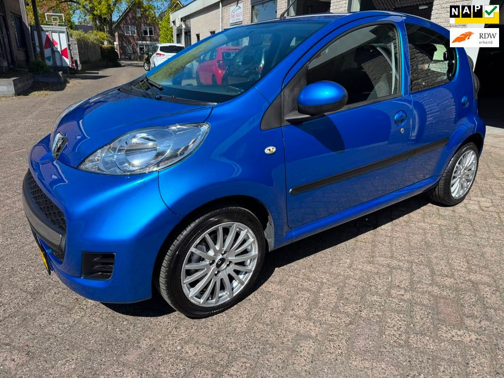 Peugeot 107 1.0-12V XS AIRCO LM VELGEN ORG 129576 KM NAP OND, Voorwielaandrijving, Euro 5, Gebruikt, 68 pk