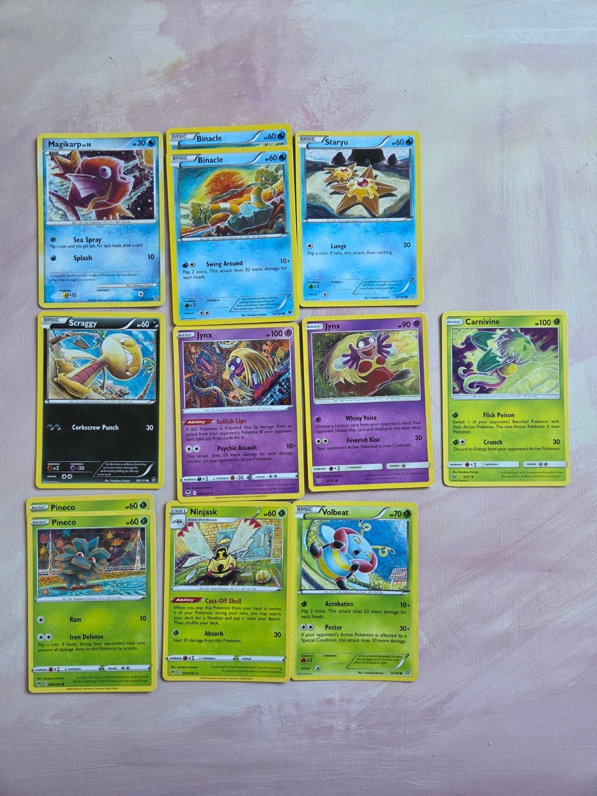 12 Pokémon kaarten van illustrator Tomokazu Komiya, Ophalen of Verzenden, Meerdere kaarten