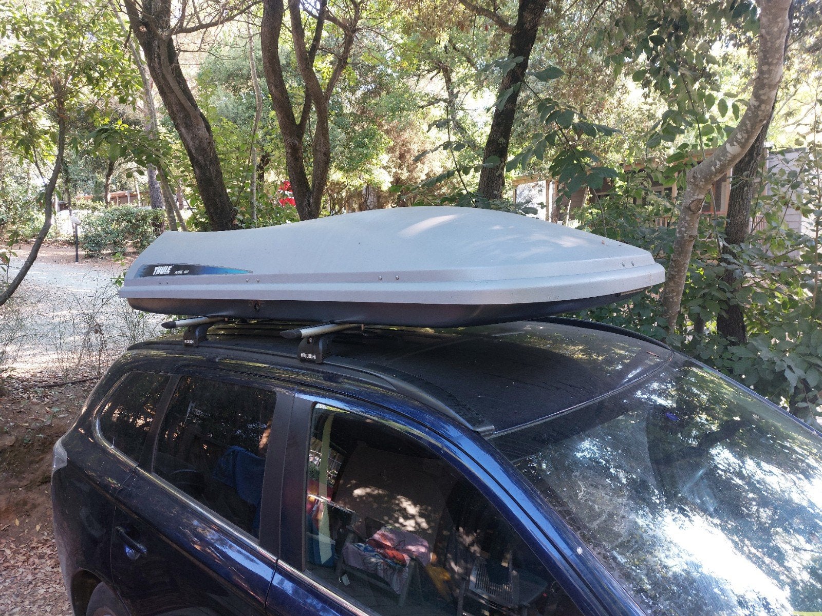 Te huur Thule Alpine 900 Dakkoffer, Auto diversen, Ophalen, Gebruikt