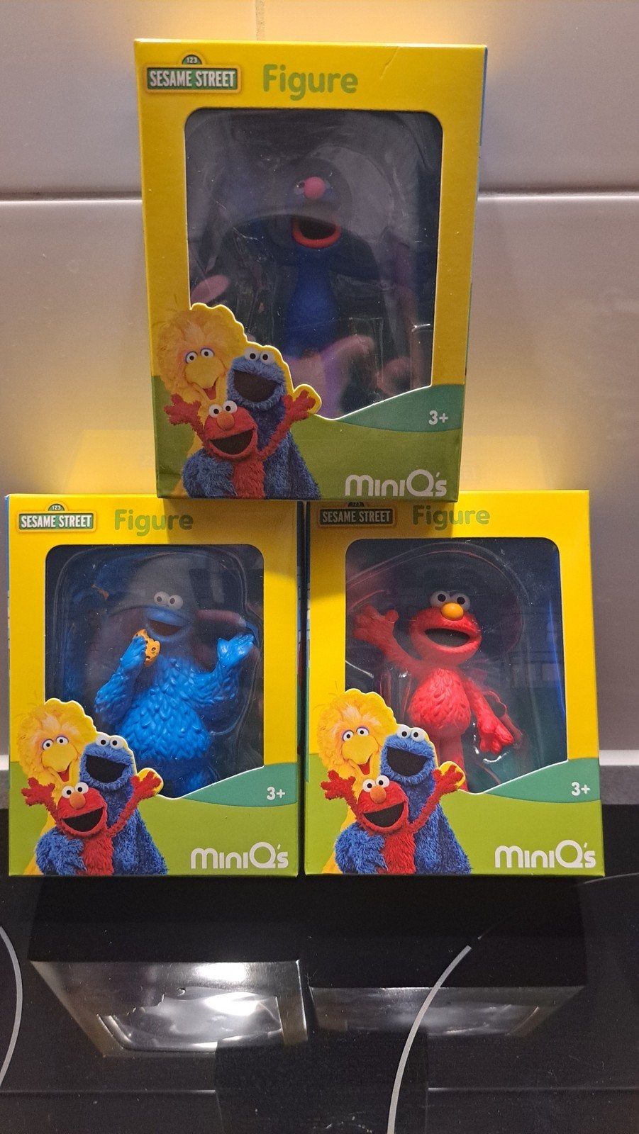 Sesamstraat MiniQ's Figuren: Elmo, Koekiemonster, Grover, Ophalen of Verzenden, Nieuw