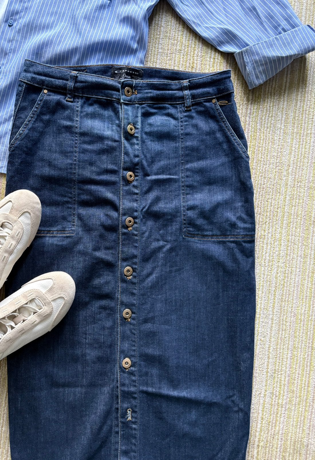 Expresso jeans najaars rok mt 38, Kleding | Dames, Ophalen of Verzenden, Zo goed als nieuw, Maat 38/40 (M), Blauw
