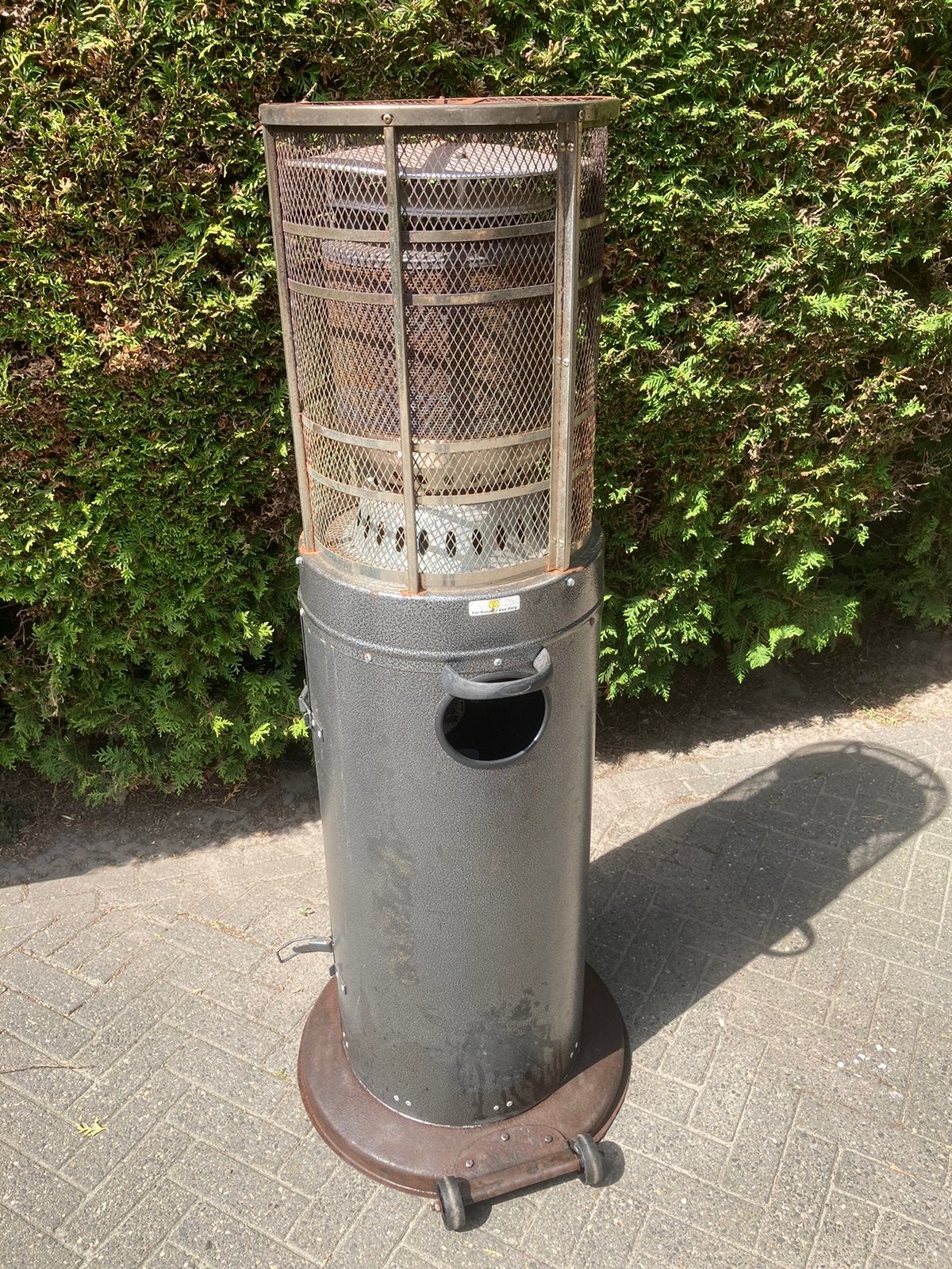 Heater terras verwarming, Tuin en Terras, Terrasverwarmers, Ophalen, Gebruikt, Gas